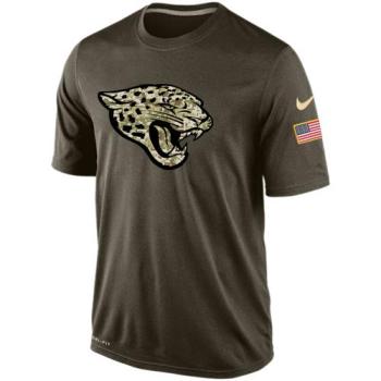 Mens Jacksonville Jaguars Nike Green Salute To Service Dri-FIT T-Shirt