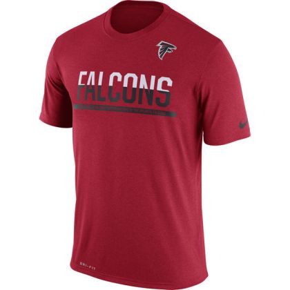 Mens T-Shirt_NFL Atlanta Falcons Nike Red Team Practice Legend Performance Dri-FIT T-Shirt