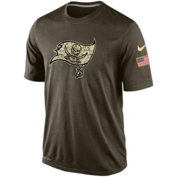 Mens Tampa Bay Buccaneers Nike Green Salute To Service Dri-FIT T-Shirt