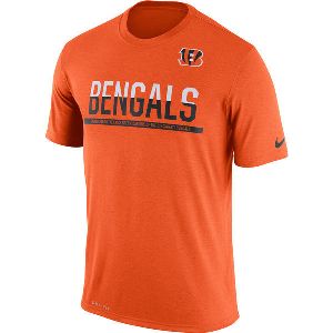 Mens T-Shirt_NFL Cincinnati Bengals Nike Orange Team Practice Legend Performance Dri-FIT T-Shirt