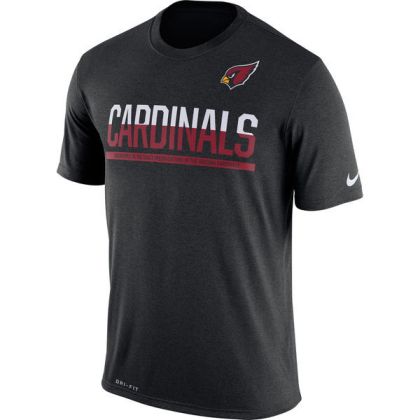 Mens T-Shirt_NFL Arizona Cardinals Nike Black Team Practice Legend Performance Dri-FIT T-Shirt