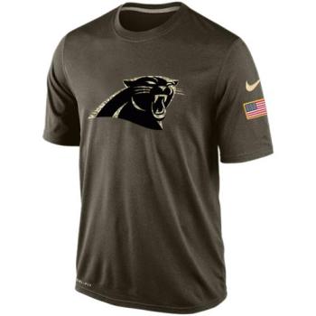 Mens Carolina Panthers Nike Green Salute To Service Dri-FIT T-Shirt