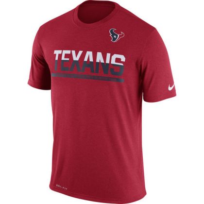 Mens T-Shirt_NFL Houston Texans Nike Red Team Practice Legend Performance Dri-FIT T-Shirt