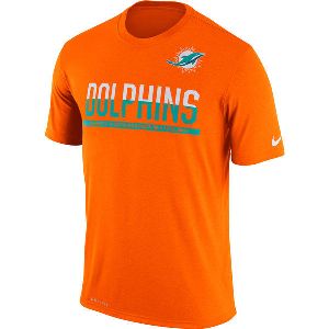Mens T-Shirt_NFL Miami Dolphins Nike Orange Team Practice Legend Performance Dri-FIT T-Shirt