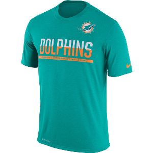 Mens T-Shirt_NFL Miami Dolphins Nike Aqua Team Practice Legend Performance Dri-FIT T-Shirt
