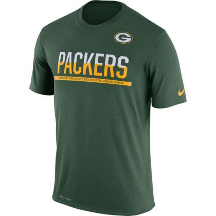 Mens T-Shirt_NFL Green Bay Packers Nike Green Team Practice Legend Performance Dri-FIT T-Shirt