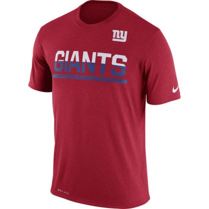 Mens T-Shirt_NFL New York Giants Nike Red Team Practice Legend Performance Dri-FIT T-Shirt