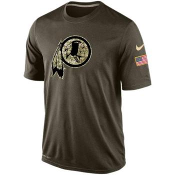 Mens Washington Redskins Nike Green Salute To Service Dri-FIT T-Shirt
