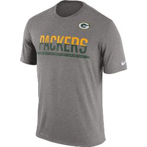 Mens T-Shirt_NFL Green Bay Packers Nike Charcoal Team Practice Legend Performance Dri-FIT T-Shirt