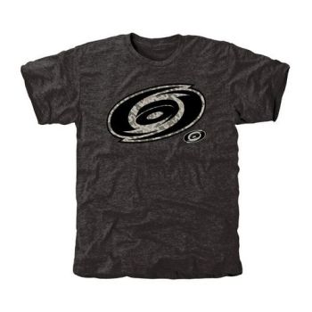Mens Carolina Hurricanes Black Rink Warrior Tri-Blend NHL T-Shirt