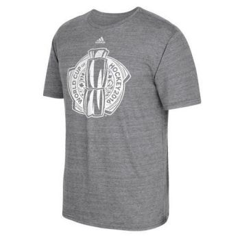 2016-17 World Cup Of Hockey Adidas T-Shirt Logo - NHL Grey