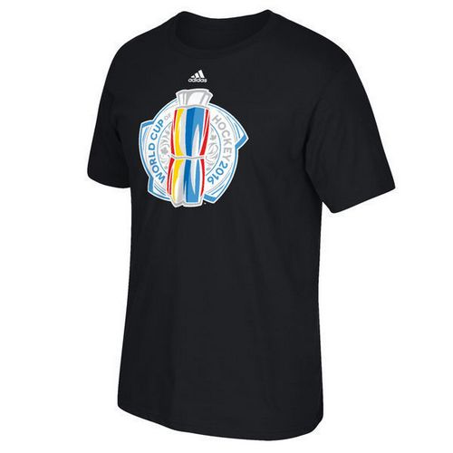2016-17 World Cup Of Hockey Adidas T-Shirt Logo - NHL Black