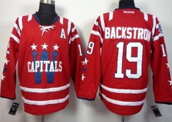 Washington Capitals #19 Nicklas Backstrom 2015 Winter Classic Red Stitched NHL Jersey