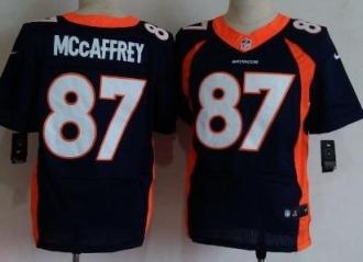 Nike Denver Broncos #87 Ed McCaffrey Blue Elite NFL Jersey