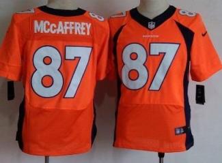 Nike Denver Broncos #87 Ed McCaffrey Orange Elite NFL Jersey