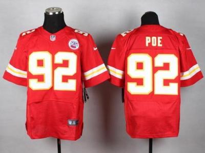 Nike Kansas City Chiefs #92 Dontari Poe Red Team Color Men's Stitched NFL Elite Jersey