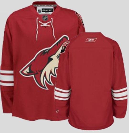Phoenix Coyotes Blank Red NHL Jerseys