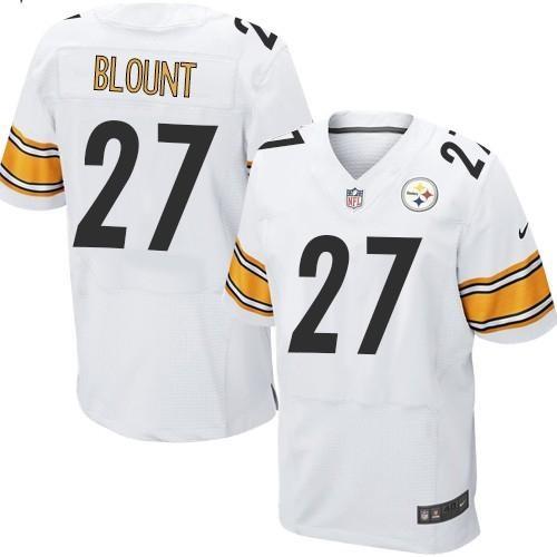 Nike Pittsburgh Steelers 27 LeGarrette Blount White Elite NFL Jerseys