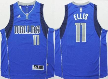 Dallas Mavericks #11 Monta Ellis Sky Blue Stitched Revolution 30 NBA Jersey 2015 New Style