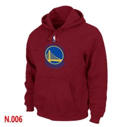 Mens Golden State Warriors Red Pullover Hoodie