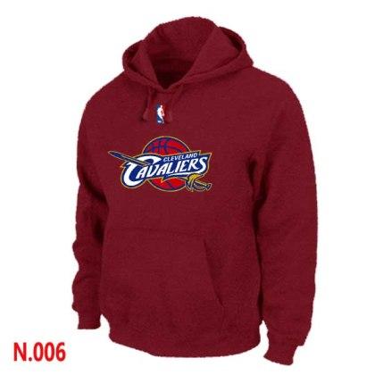 Mens Cleveland Cavaliers Red Pullover Hoodie