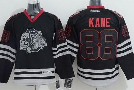 Chicago Blackhawks #88 Patrick Kane Black Ice Stitched NHL Jersey