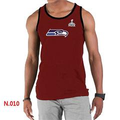 Mens NFL Seattle Seahawks Sideline Legend Authentic Logo men Tank Top Red