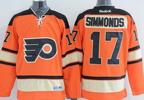 Philadelphia Flyers #17 Wayne Simmonds Orange Alternate Stitched NHL Jersey