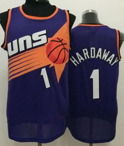 Phoenix Suns #1 Penny Hardaway Purple Throwback Stitched NBA Jersey
