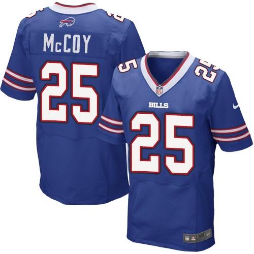 Nike Buffalo Bills #25 LeSean McCoy Royal Blue Team Color Men's Stitched NFL Elite Jersey