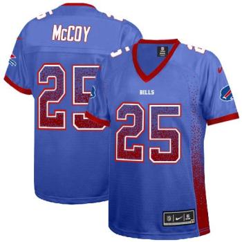Women's Nike Buffalo Bills #25 LeSean McCoy Royal Blue NFL Drift Fashion Jersey