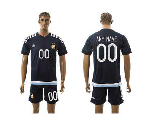 Argentina Personalized Away Soccer Country Jersey
