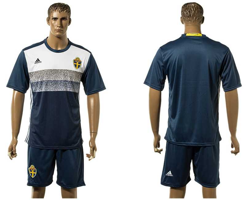 Sweden Blank Away Soccer Country Jersey