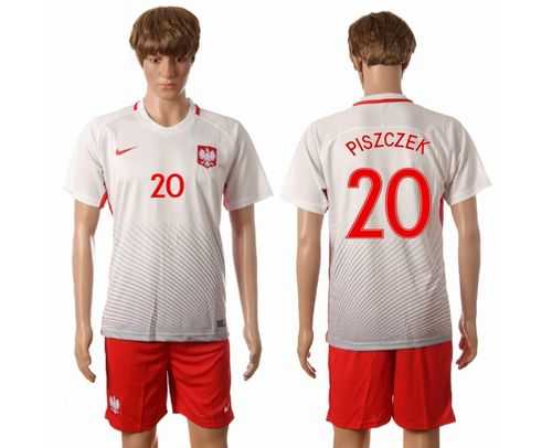 Poland #20 Piszczek Home Soccer Country Jersey