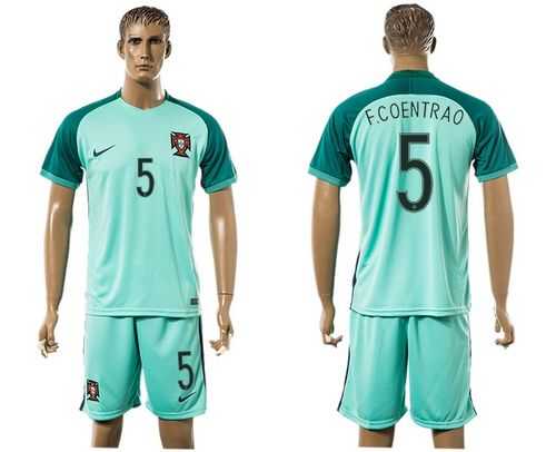 Portugal #5 F.Coentrao Away Soccer Country Jersey