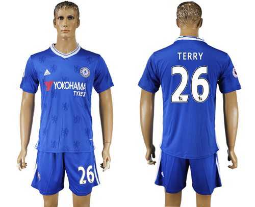 Chelsea #26 Terry Home Soccer Club Jersey