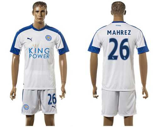 Leicester City #26 Mahrez SEC Away Soccer Club Jersey