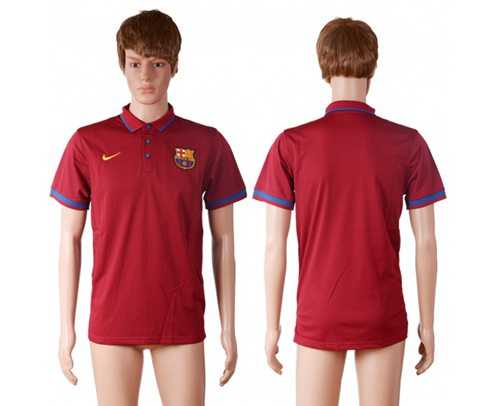 Barcelona Blank Away Polo T-shirt