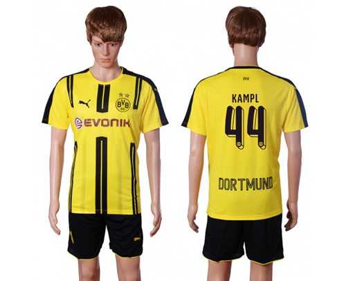 Dortmund #44 Kampl Home Soccer Club Jersey
