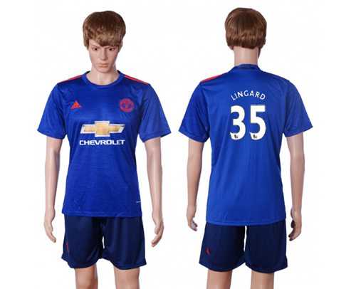 Manchester United #35 Lingard Away Soccer Club Jersey