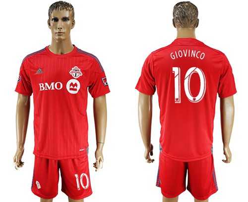 Toronto FC #10 Giovinco Home Soccer Club Jersey