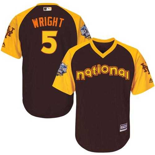 Youth New York Mets #5 David Wright Brown 2016 All-Star National League Stitched Baseball Jersey