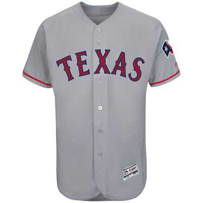 Texas Rangers Blank Grey Stitched 2016 Fashion Stars & Stripes Flex Base Baseball Jersey