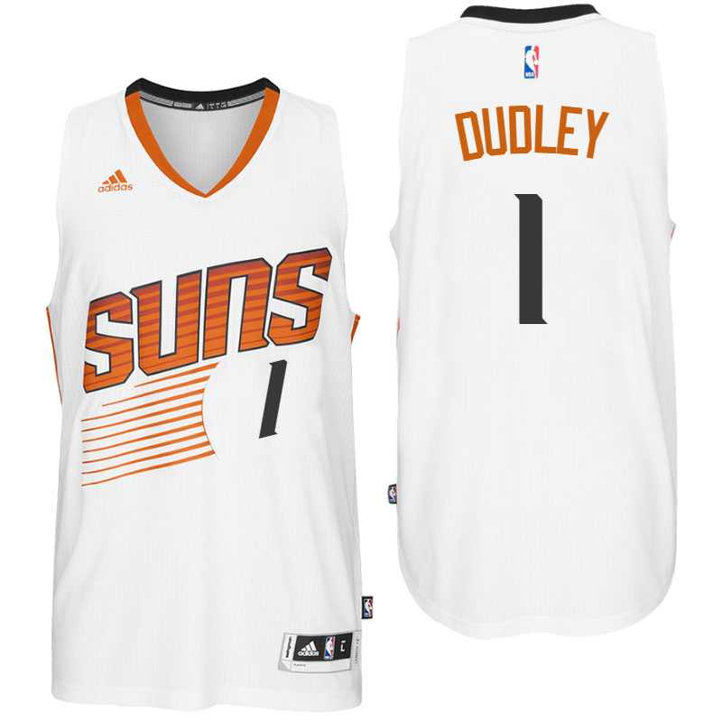 Phoenix Suns #1 Jared Dudley Home White New Swingman Jersey