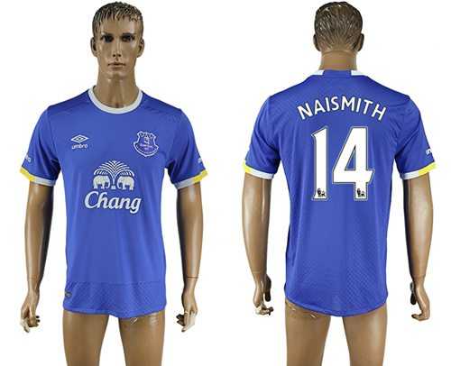 Everton #14 Naismith Home Soccer Club Jersey