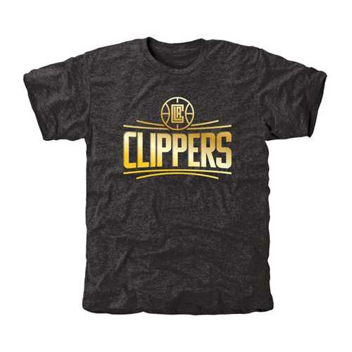 Los Angeles Clippers Gold Collection Tri-Blend T-Shirt Black