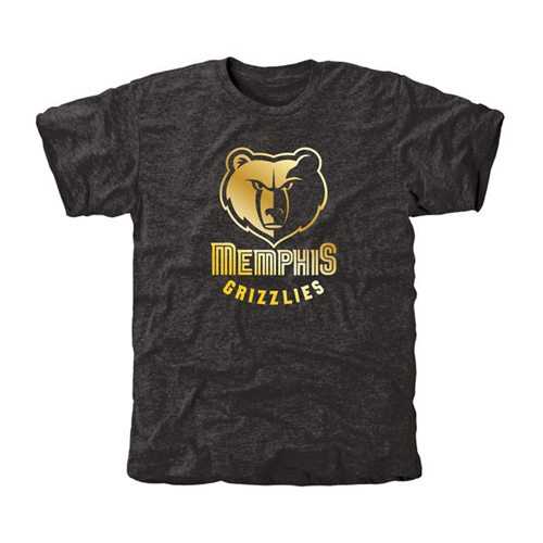 Memphis Grizzlies Gold Collection Tri-Blend T-Shirt Black