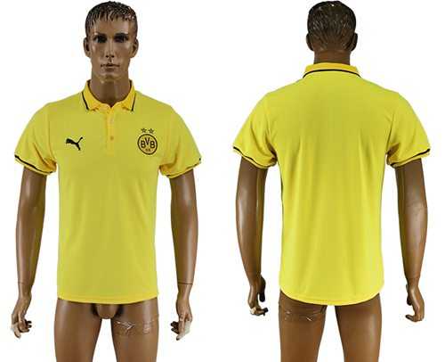 Dortmund Blank Yellow Polo Shirts