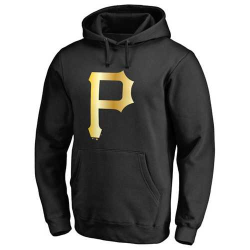 Pittsburgh Pirates Gold Collection Pullover Hoodie Black