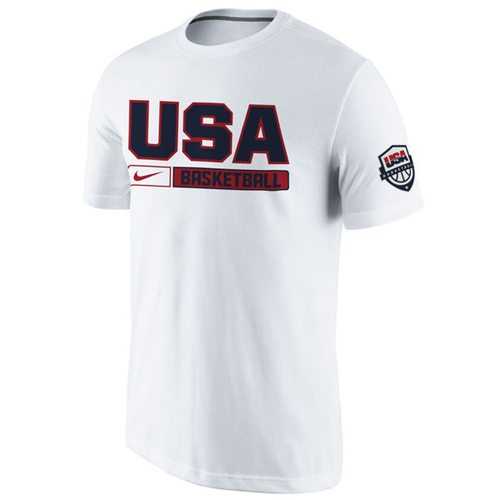 Team USA Basketball Nike Practice T-Shirt White